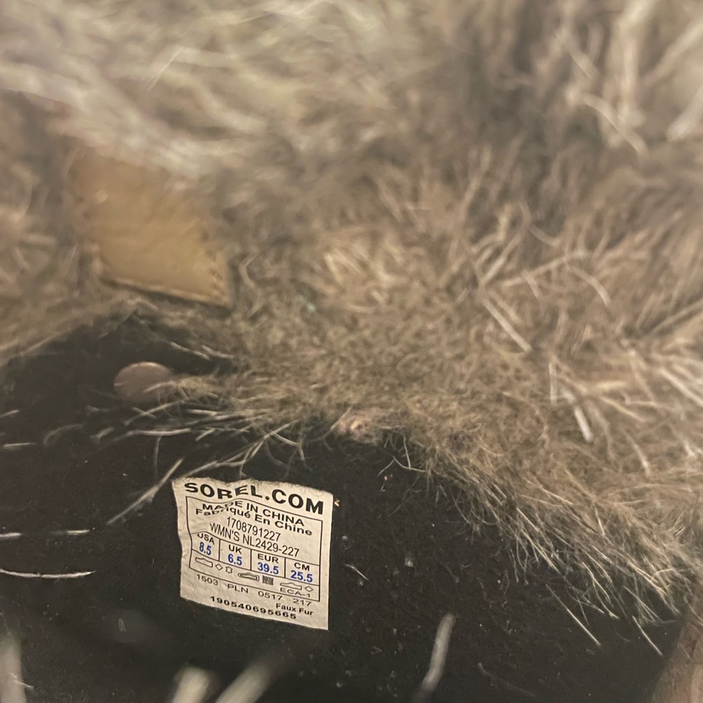 Sorel Joan of‎ Arctic Leather fur Lined Boot - Picture 4 of 6